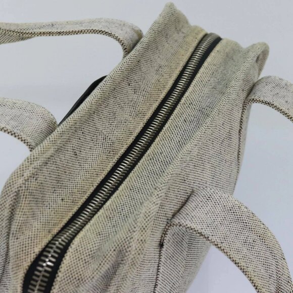 PRADA Hand Bag Canvas Gray Auth - Picture 10 of 16